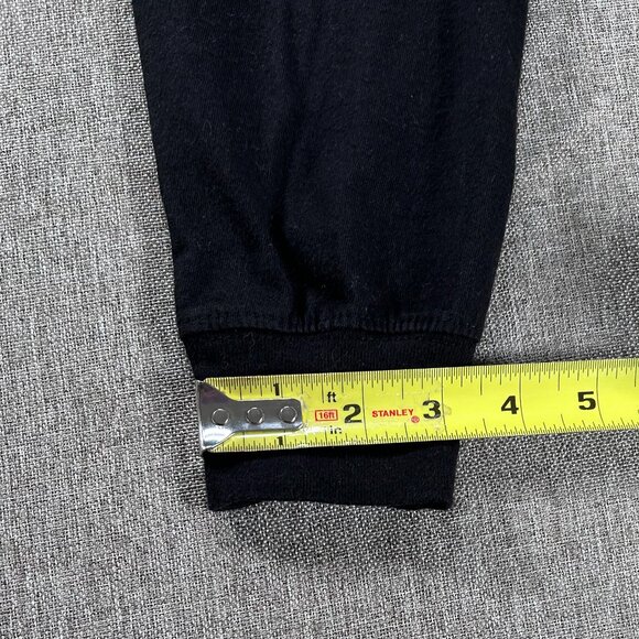 Sada Long Sleeve Shirt Top Men's 2X Crew Neck Black Casual 100% Cotton - Picture 12 of 12